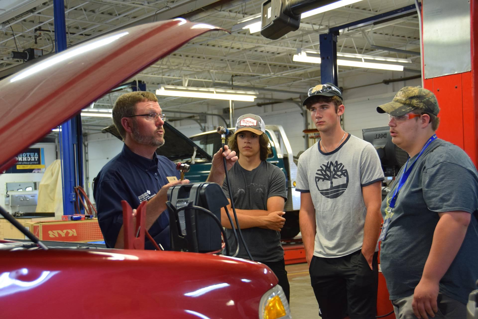 Ty Freed teaching his students